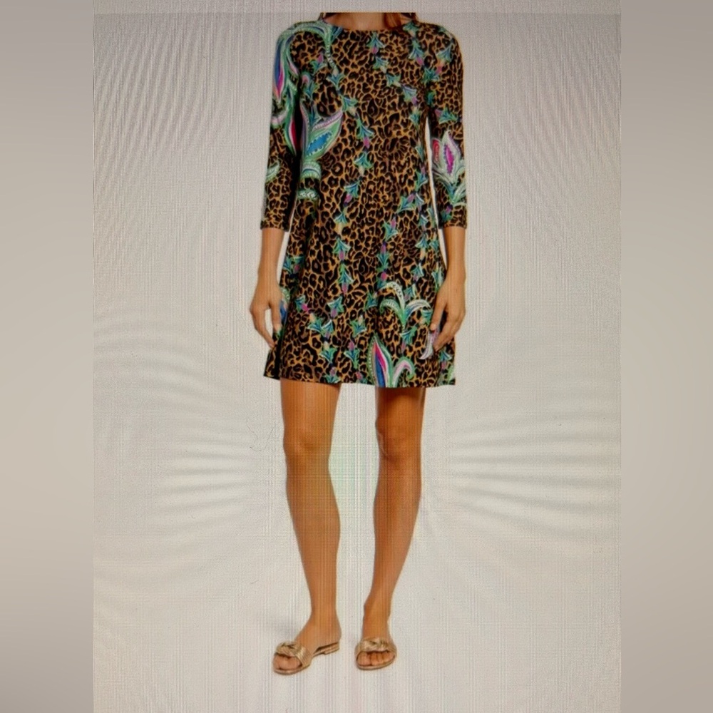 Lilly Pulitzer Ophelia Best Kept Secret leopard Dress XXL HTF RARE SIZE